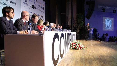 Mesa de abertura do 25º Congresso do Conpedi